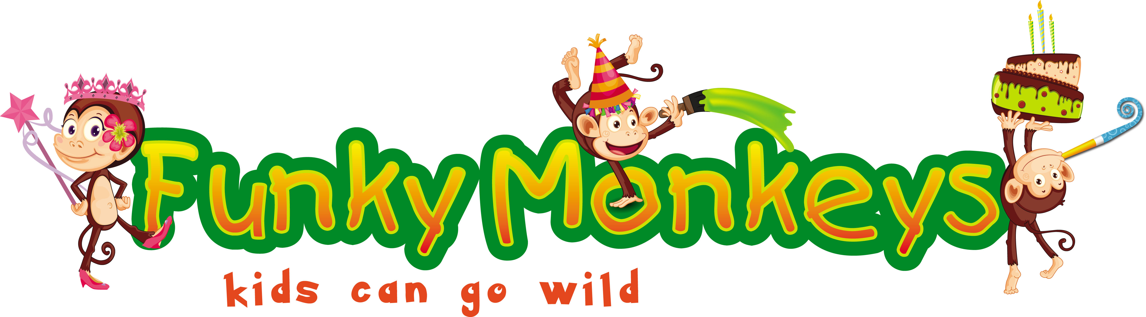 Funky Monkeys Playland Logo