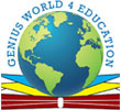 Genius World 4 Education Logo